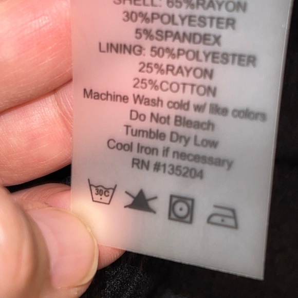 Pink Lotus Longline Zipper Front Jacket Hooded Exposed Seam Sz L - Picture 15 of 17